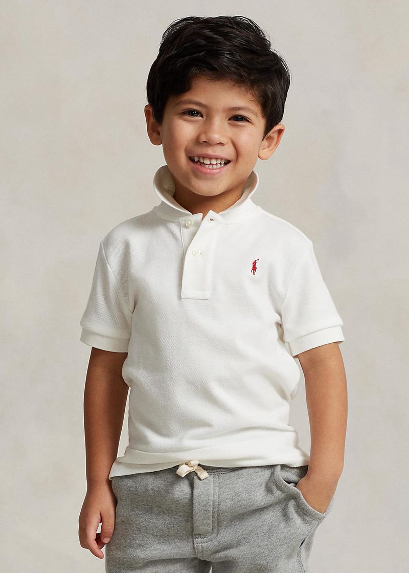 Poleras Polo Ralph Lauren Niño 1.5-6 Años Lunar New Year Cotton Mesh Chile Blancas OCATR-6539